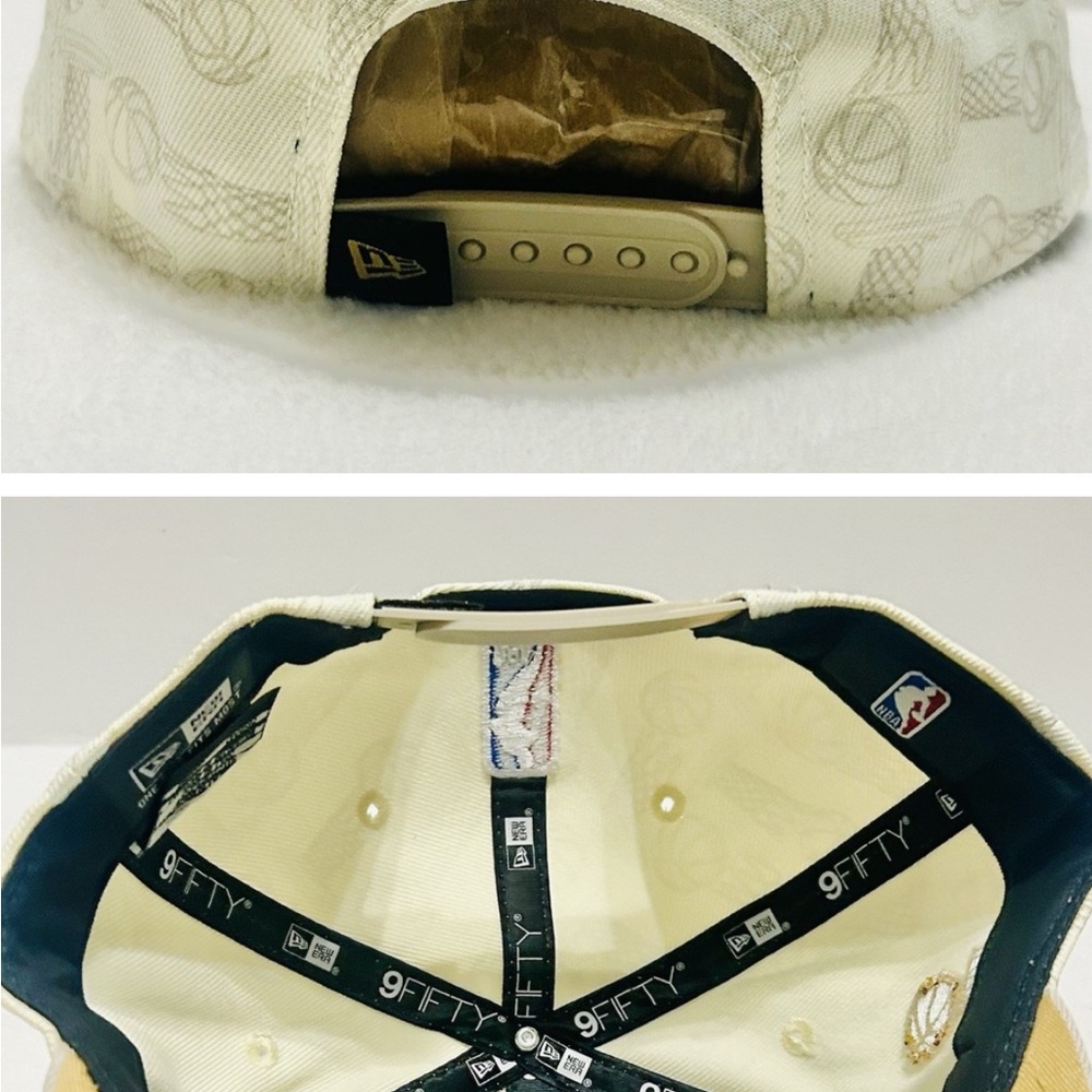 NBA Boston Celtics Cream and Gold Championship Snapback - Picture 2 of 2